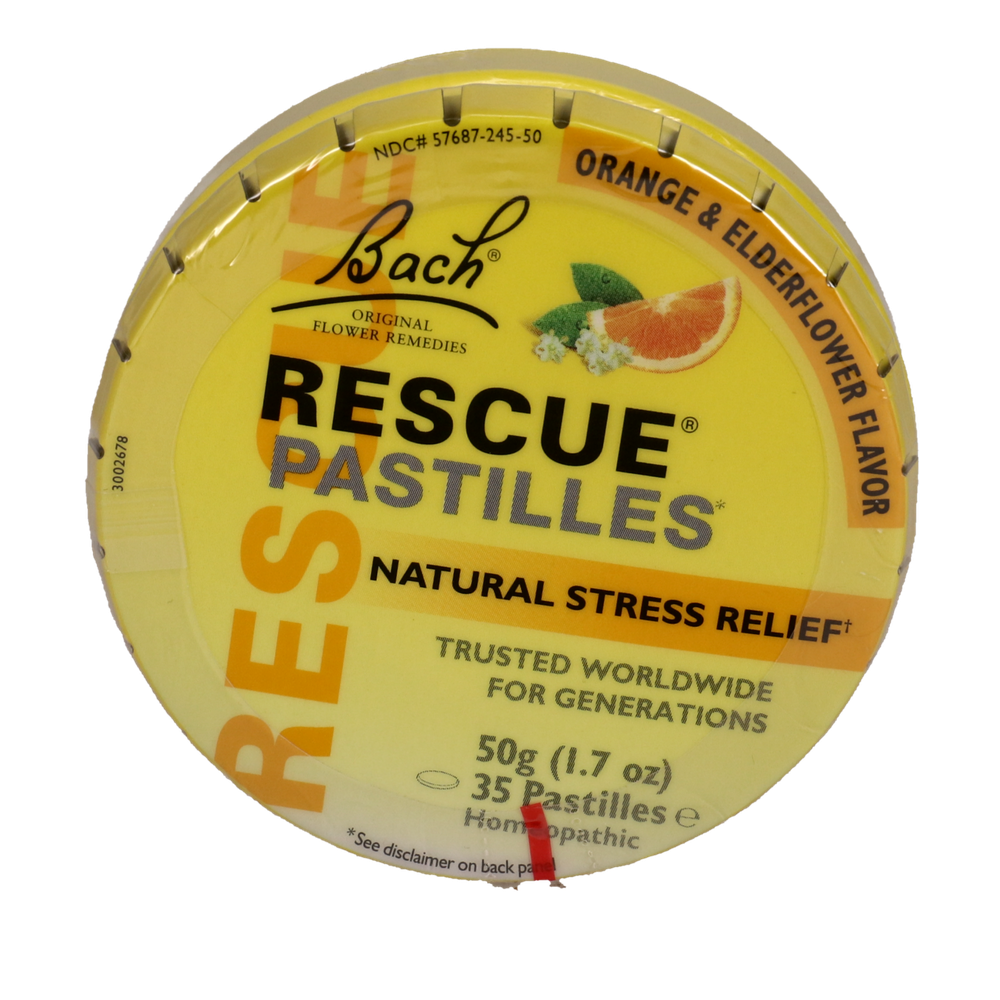 Rescue Pastilles, Orange &amp; Elderflower - 35 loz