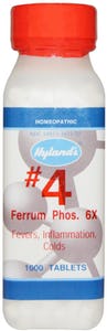 Hyland's #4 Ferrum Phos 6x - 100 disolve tabs