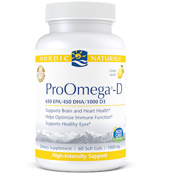 ProOmega-D Lemon 1000 IU - 60 soft gels