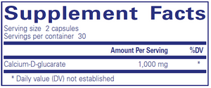Calcium-D-Glucarate - 60 caps