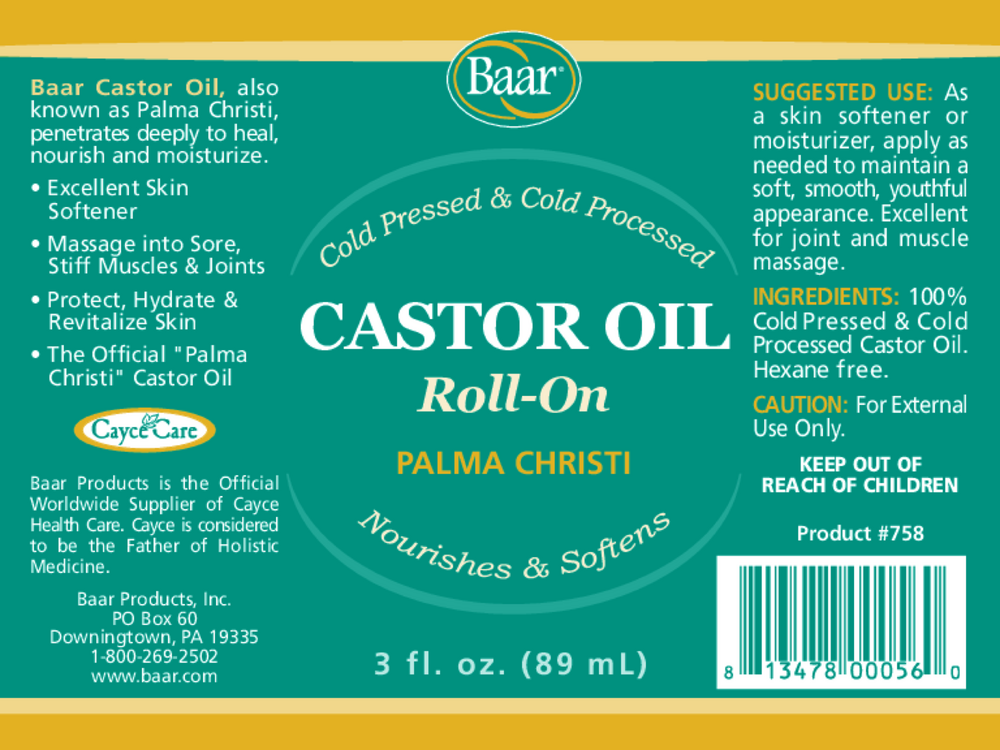 Castor Oil Roll-On