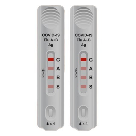 COVID-19 / Flu A+B Antigen Self-Test 2 Tests per Kit