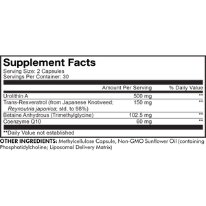 Liposomal Urolithin A - 60 caps