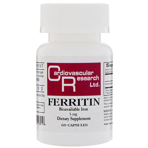 Ferritin 5mg - 60 caps